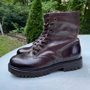 Thursday Boot The Combat Lace Up Leather Boots Size 7